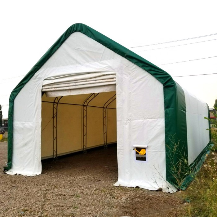 High Quality Steel Frame Tarpaulin Building Farm Tent Storage Shelter