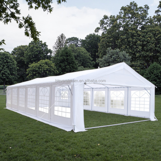 Waterproof 6x12m Steel Garden Event Party Tent 20x40ft Pergola Gazebo & Pavilion for Outdoor Weddings and Parties