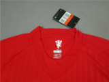 2007-2008 Man Utd home Red long sleeve Retro soccer jersey (长袖)(决赛字)
