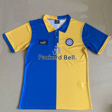 1997-1998 Leeds United Away Retro yellow Soccer Jersey