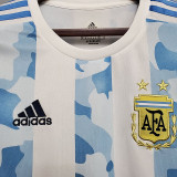 2020-2021 Argentina Home Retro Soccer Jersey