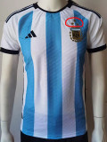 2022-2023 CAMPEONES DEL MUNDO 3 Stars Argentina Home Player Version Retro Soccer Jersey (三星)