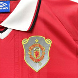 1999-2000 Man Utd Final Long Sleeve Retro Soccer Jersey (长袖)(带决赛字)