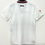 1998 Man Utd Away White Retro Soccer Jersey