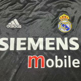 2004-2005 RMA  Away Black Retro Soccer Jersey