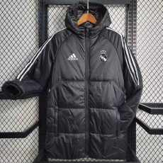 23-24 RMA Black Hooded Cotton Coat White Edge (白色边) 棉衣
