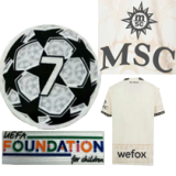 23-24 ACM Cream Color Joint Edition Fans Soccer Jersey