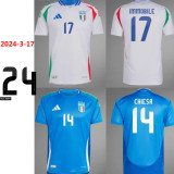 24-25 Italy Away Fans Soccer Jersey