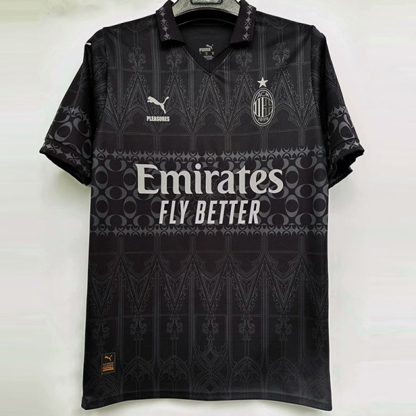 23-24 ACM Black Joint Edition Fans Soccer Jersey