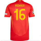 24-25 Spain Home Fans Soccer Jersey