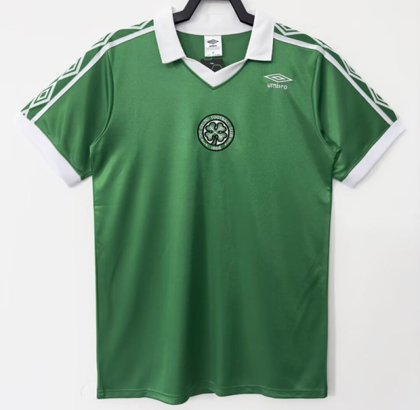 1980 Celtic Away Green Retro Soccer Jersey