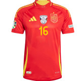 24-25 Spain Home Fans Soccer Jersey