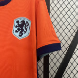 24-25 Netherlands Home Fans Soccer Jersey