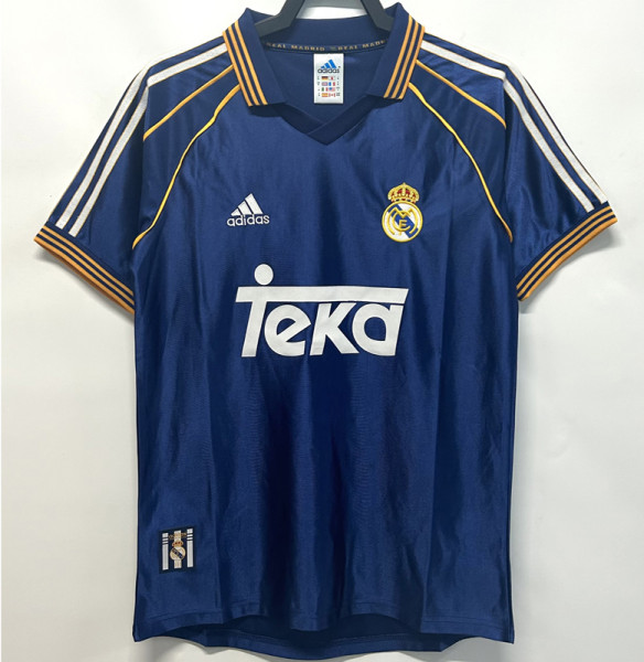 1998-1999 RMA Away Retro Soccer Jersey