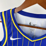 20-21 Indiana Pacers HALIBURTON #0 Blue City Edition Top Quality Hot Pressing NBA Jersey