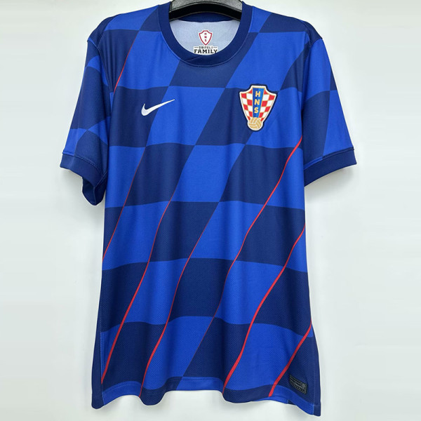 24-25 Croatia Away Fans Soccer Jersey