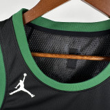 22-23 Celtics HOLIDAY #4 Black Top Quality Hot Pressing NBA Jersey (Trapeze Edition) 飞人版