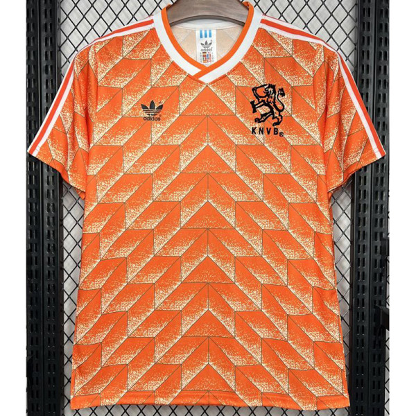 1988 Netherlands Home Retro Soccer Jersey