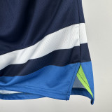 22-23 TIMBERWOLVES Dark blue Away Top Quality NBA Pants
