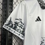 2024 Japan White Special Edition Fans Soccer Jersey (碳画鸣人)