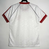 1990-1991 Man Utd  White Retro Soccer Jersey
