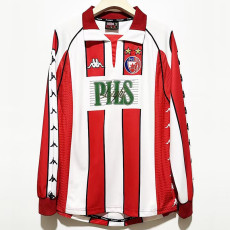 1999-2001 Crvena Zvezda Home Long Sleeve Retro Soccer Jersey (长袖)(红星队)