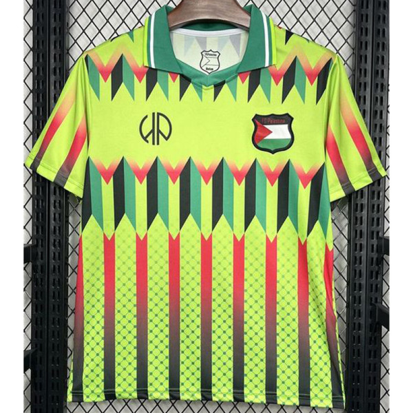 Palestina FC Green Red Retro Soccer Jersey