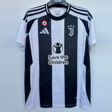24-25 JUV Home Fans Soccer Jersey (前带广告)