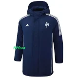 24-25 Atletico Mineiro Royal Blue Hooded Windbreaker Fabric Cotton Coat #G217