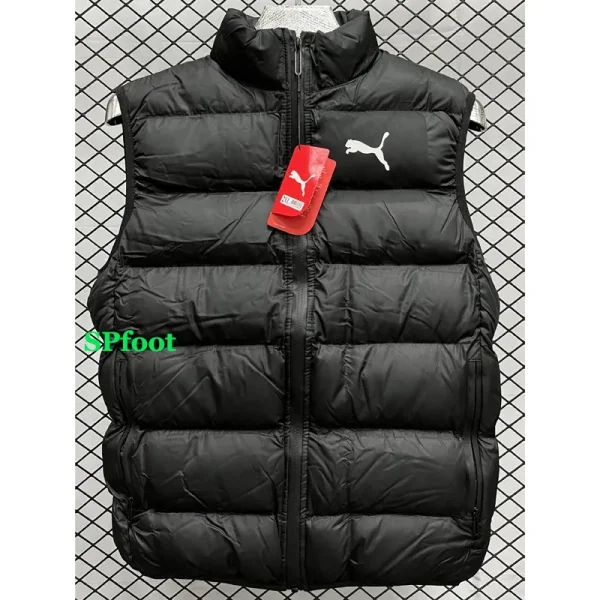 24-25 J6 PM Black Cotton jacket vest (Waistcoat) #马甲