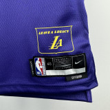 24-25 LAKERS JAMES #6 Royal blue City Edition Top Quality Hot Pressing NBA Jersey
