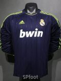 2012-2013 RMA Away Player Version 长袖球员 Long Sleeve Retro Soccer Jersey