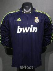 2012-2013 RMA Away Player Version 长袖球员 Long Sleeve Retro Soccer Jersey