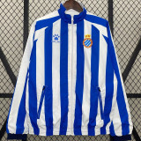 24-25  Real Sociedad Blue & White Double Sided Windbreaker (双面风衣)
