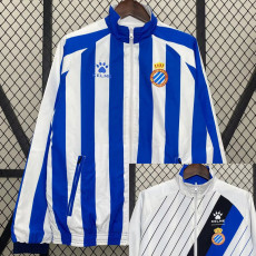 24-25  Real Sociedad Blue & White Double Sided Windbreaker (双面风衣)