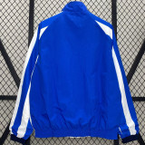 24-25  Real Sociedad Blue & White Double Sided Windbreaker (双面风衣)