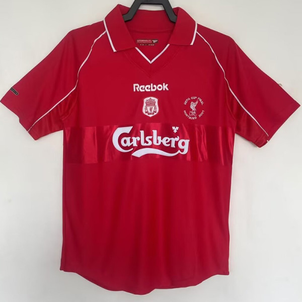 2000-2002 LIV Home Retro Soccer Jersey
