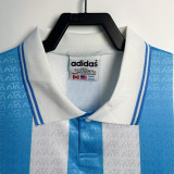 1994 Argentina Home Retro Soccer Jersey (钢印纹)