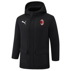 24-25 ACM Black Hooded Windbreaker Fabric Cotton Coat #G254(红标)