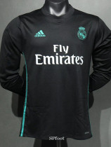 2017-2018 RMA Away Player Version 长袖球员 Long Sleeve Retro Soccer Jersey