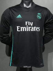 2017-2018 RMA Away Player Version 长袖球员 Long Sleeve Retro Soccer Jersey