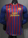 2011-2012 BAR Home Player Version 长袖球员 Long Sleeve Retro Soccer Jersey