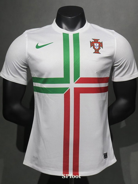 2012 Portugal Away Player Version 球员 Retro Soccer Jersey