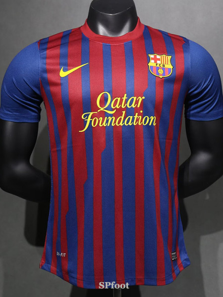 2011-2012 BAR Home Player Version 球员 Retro Soccer Jersey