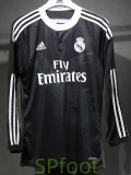 2014-2015 RMA Away Player Version 长袖球员 Long Sleeve Retro Soccer Jersey