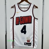 24-25 ROCKETS GREEN #4 White City Edition Top Quality Hot Pressing NBA Jersey