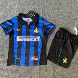 1998-1999 INT Home Kids Retro Soccer Jersey