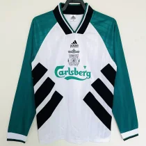 1993-1995 LIV Away Long Sleeve Retro Soccer Jersey (长袖)
