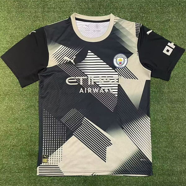 25-26 Man City Black Yellow Concept Edition Training shirts