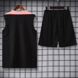 25-26 PSG Jordan Black Tank top and shorts suit